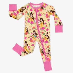 NWT Little Sleepies Disney Princess Belle Zippy - 2T